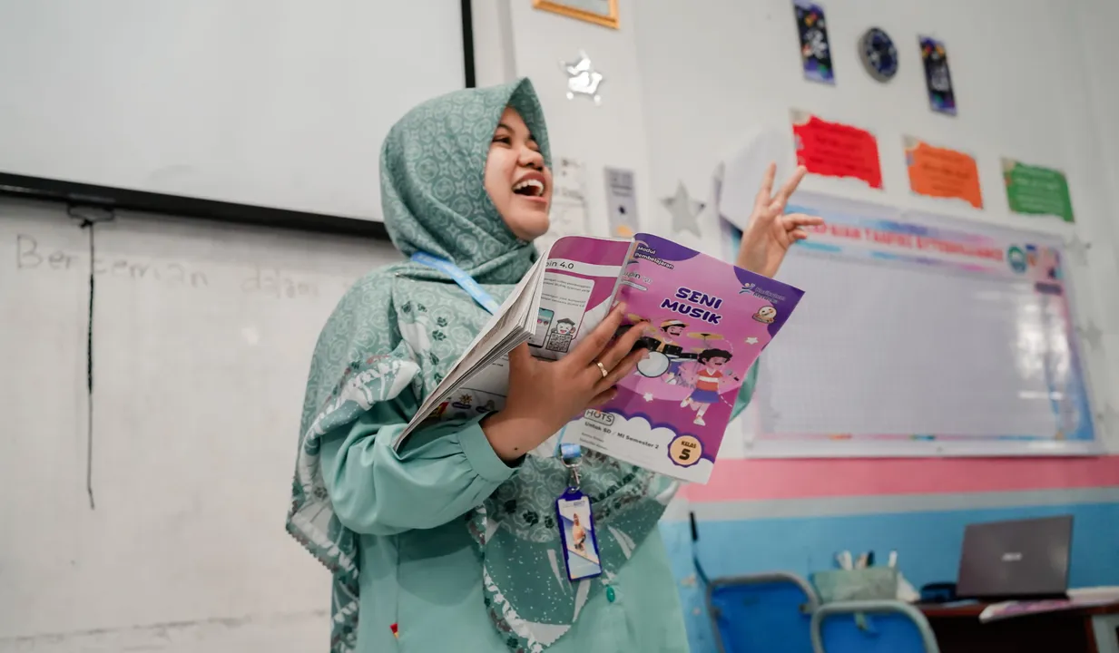 Kegiatan sekolah menggunakan modul Bupin 4.0